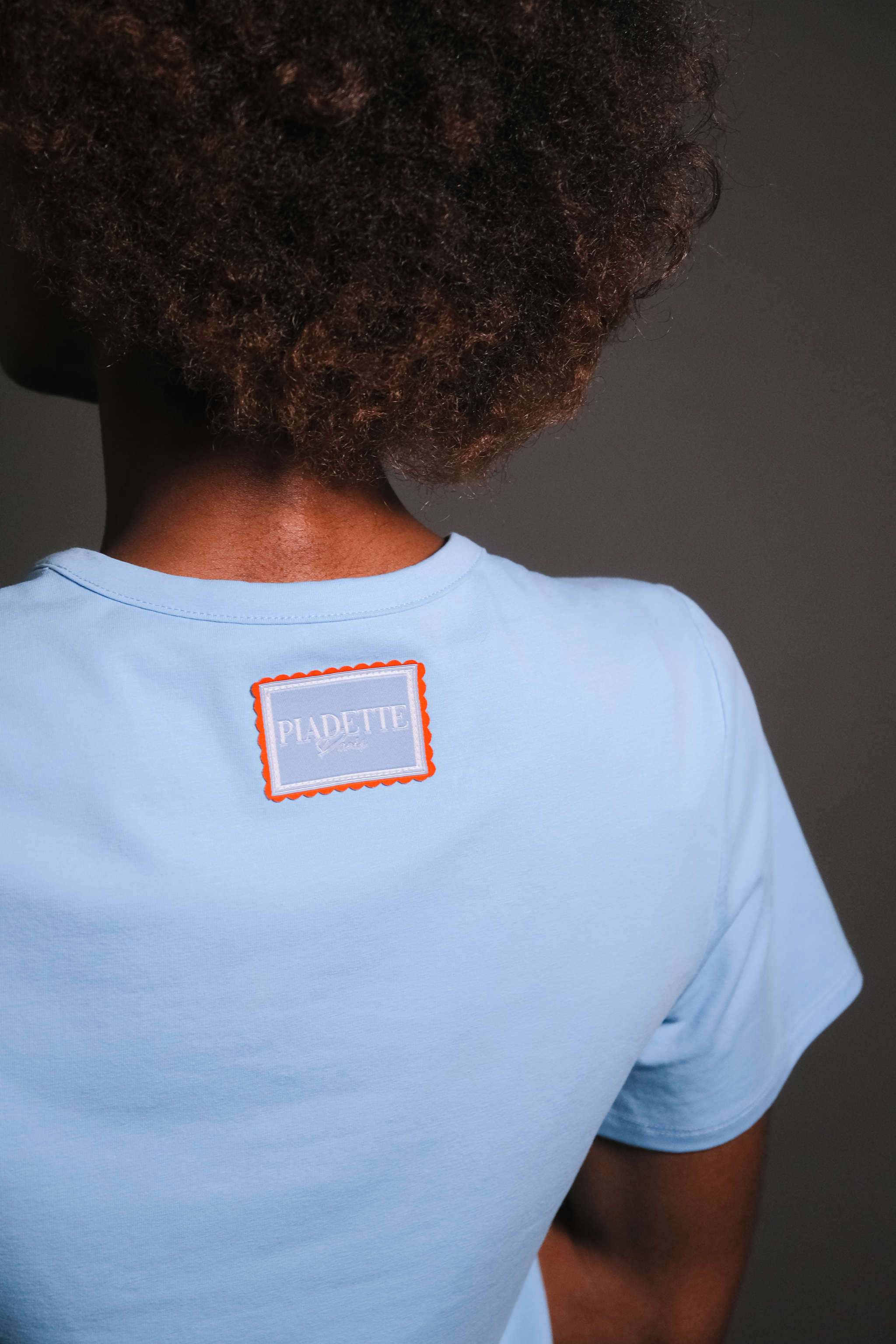 T-SHIRT GAELLE BLEU CIEL