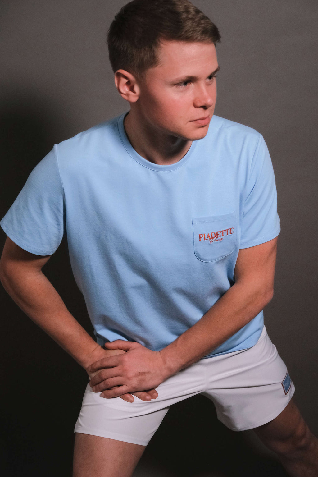 T-SHIRT YVAN BLEU CIEL