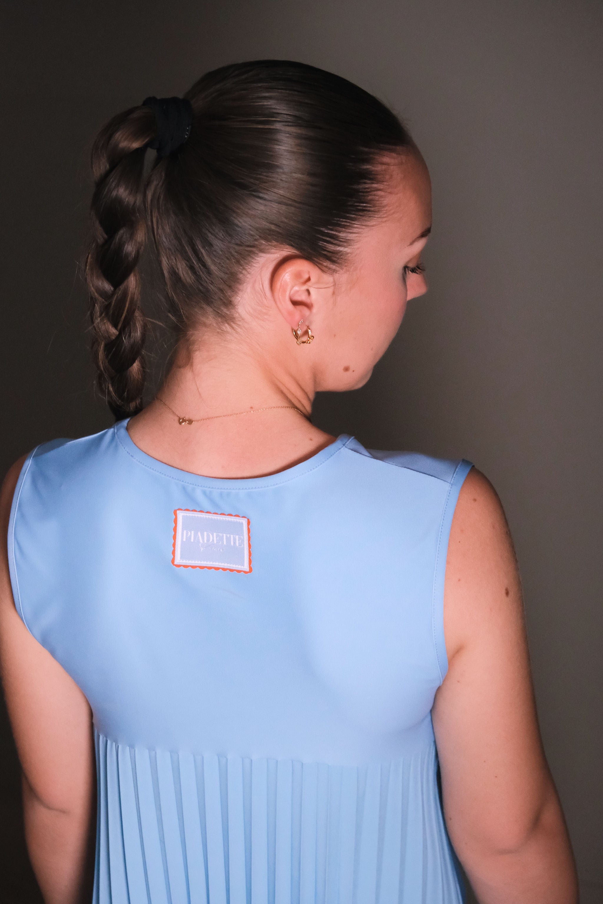 ROBE ROMANE BLEU CIEL