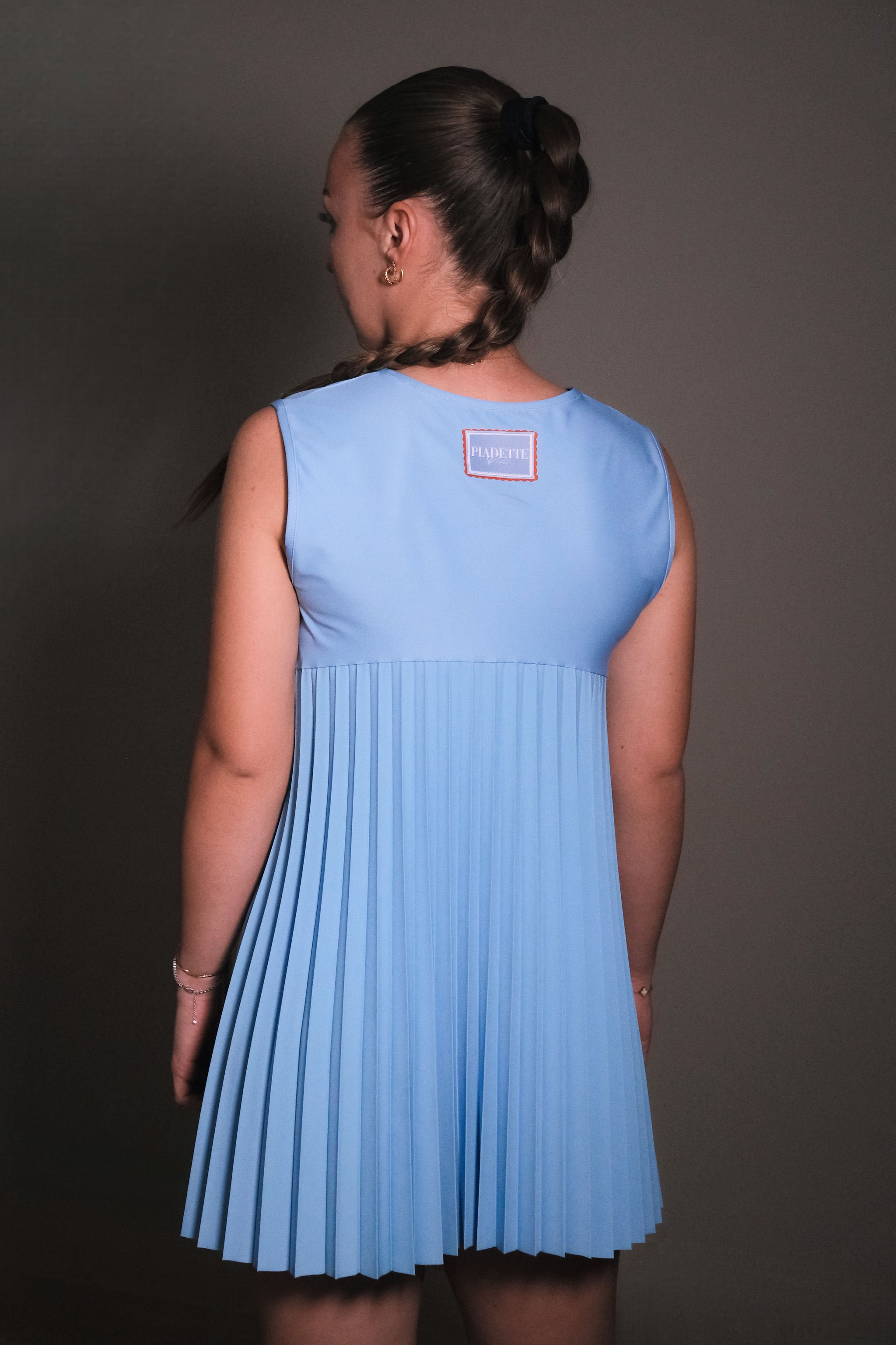 ROBE ROMANE BLEU CIEL