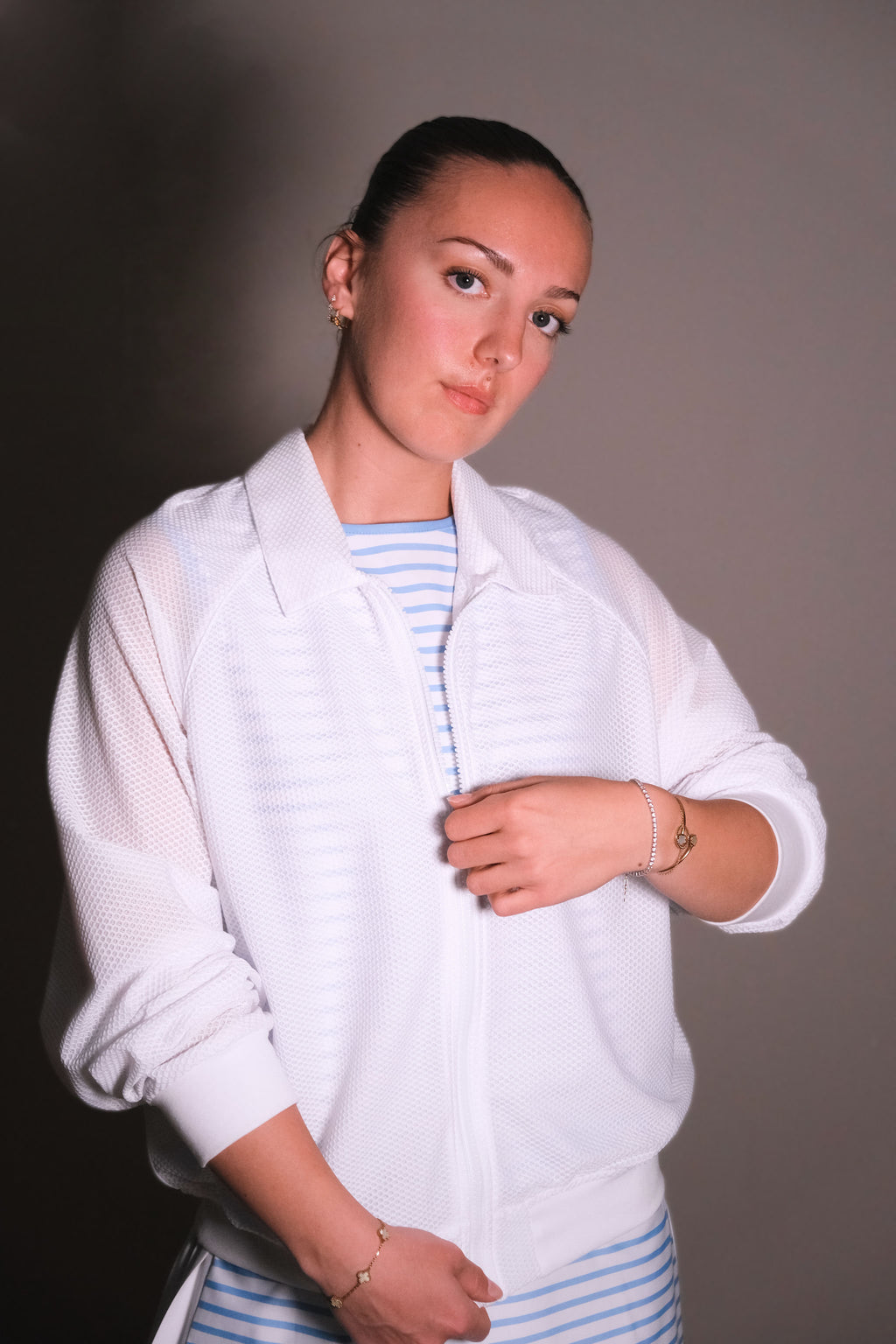 VESTE ABI BLANC FEMME