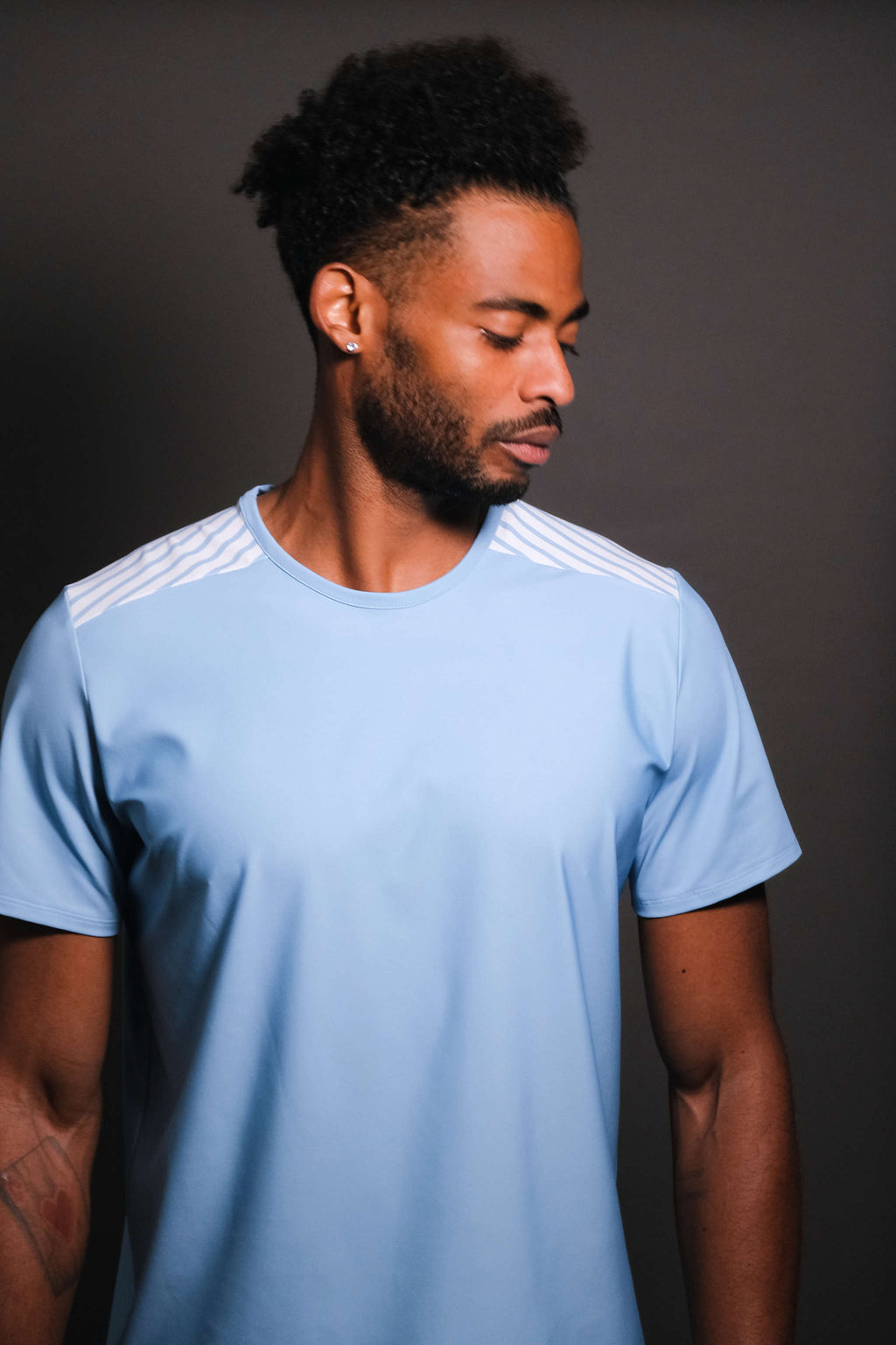 T-SHIRT MATHIAS BLEU CIEL