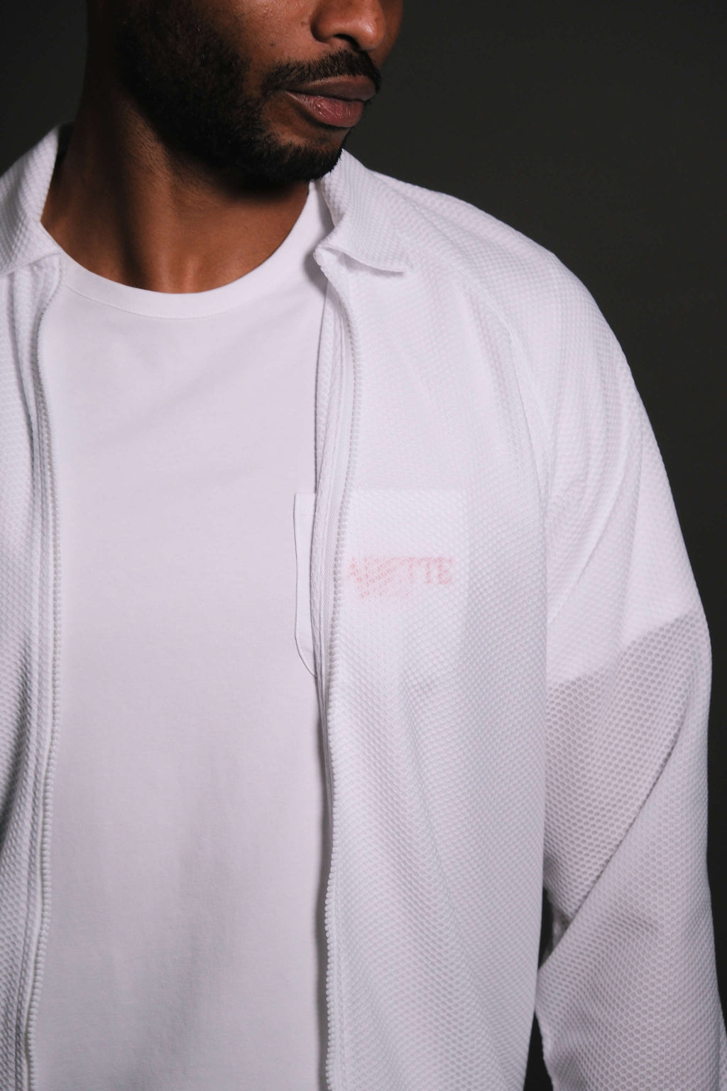 VESTE ABI BLANC HOMME