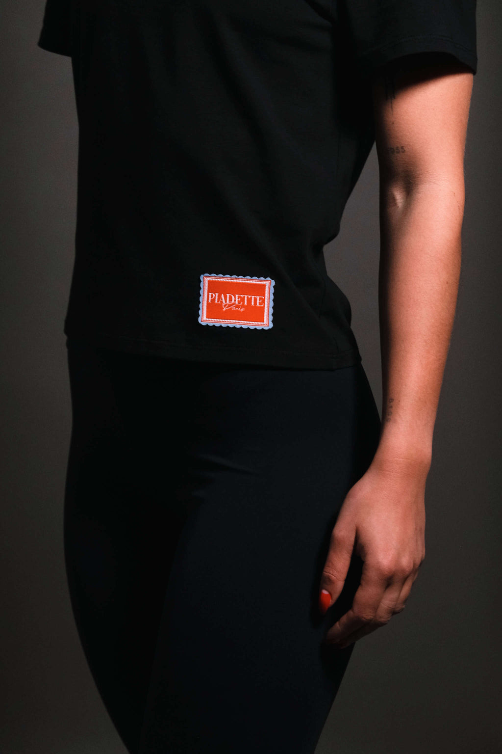 T-SHIRT ARIELLE NOIR